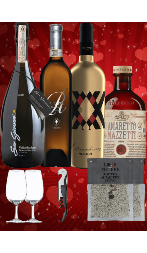 Pack Saint-Valentin Prestige - Vins italiens et gourmandises Pack Saint-Valentin Prestige - Vins italiens et gourmandises