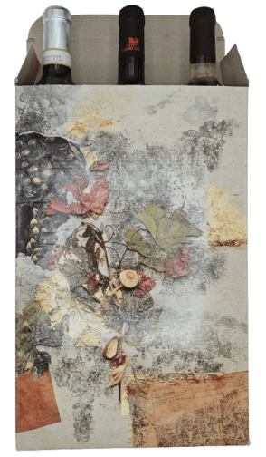 Coffret à motif pour vin/spiritueux