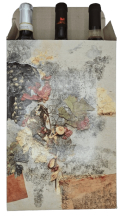 Coffret à motif pour vin/spiritueux 3 bouteilles