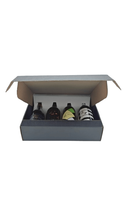 Coffret marron pour vin/spiritueux