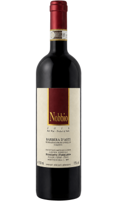 Nobbio Barbera d'Asti - vin rouge italien (Piémont)