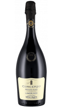 Concerto Lambrusco Rosso Secco BIO 2021 - Italiaanse droge bruisende rode wijn (Emilia-Romagna)