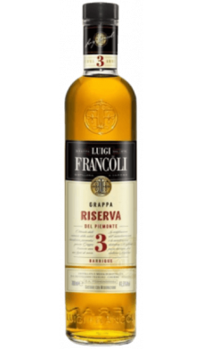 Grappa 3 Anni Riserva - grappa italienne barriquée (Piémont) Grappa 3 Anni Riserva - grappa italienne barriquée (Piémont)