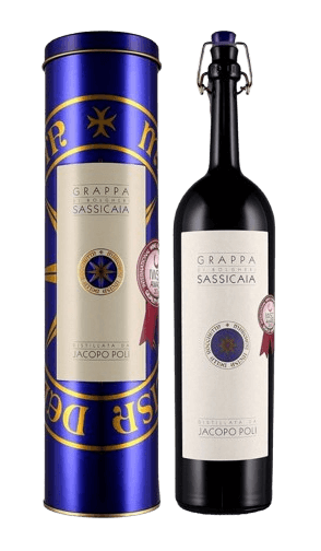 Grappa Sassicaia - Grappa ambrée italienne (Vénétie)