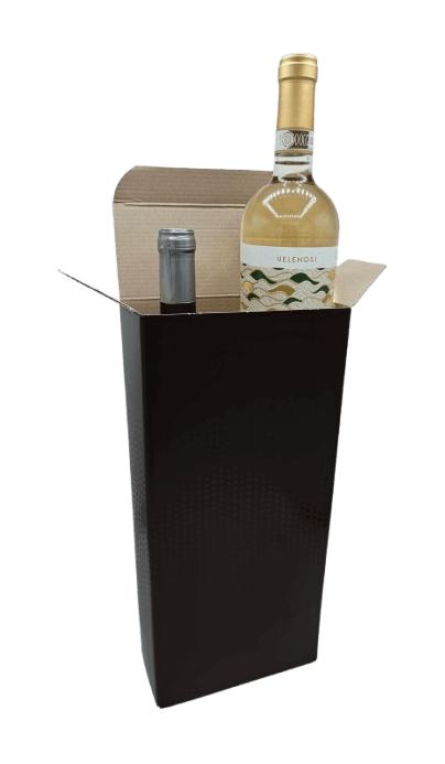 Coffret cadeau pour une bouteille de vin ou spiritueux italien