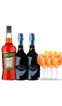 Pack - Apérol, 2 Prosecco, 6 Verres - Apéritif italien