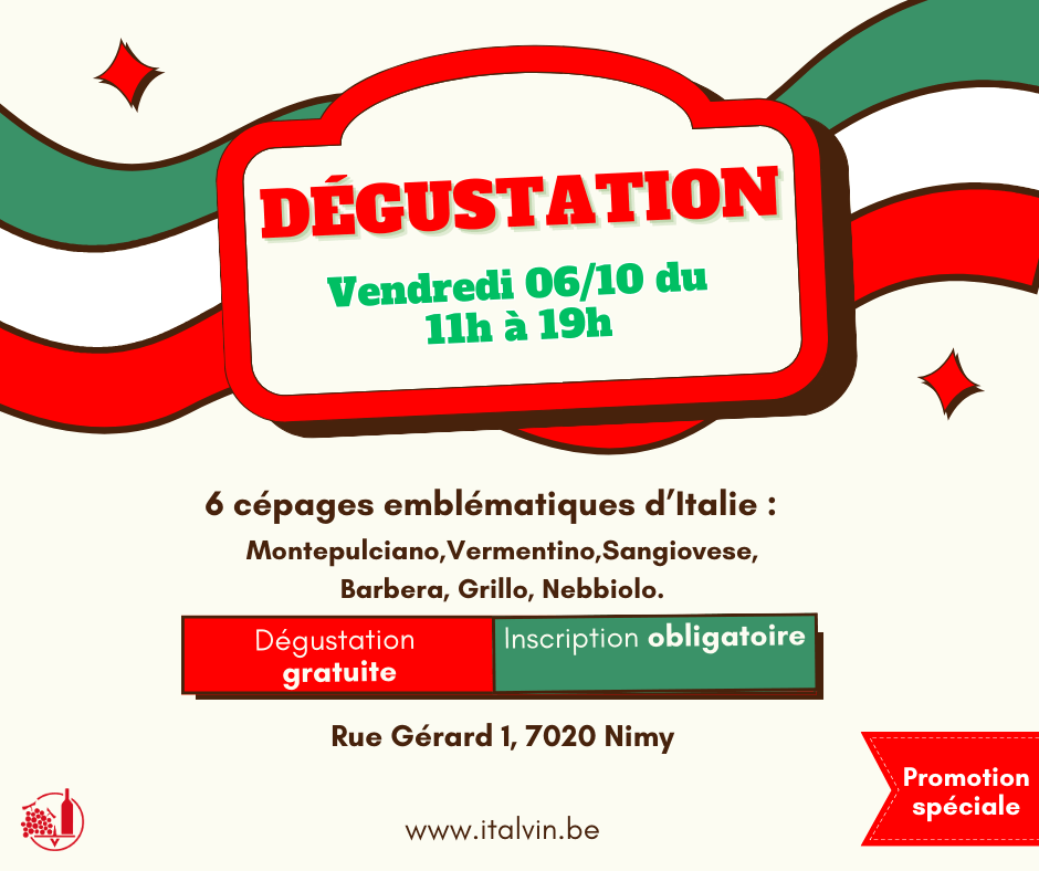 Dégustation du 6 octobre